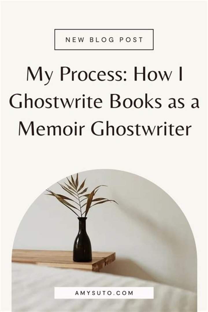 How can I ghostwrite a book?