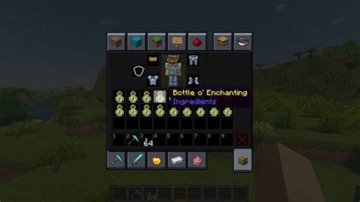 Minecraft: Using /execute to detect if a Bottle O' Enchanting has been thrown