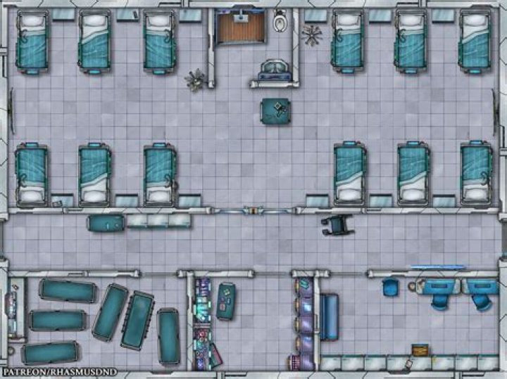 What are the differences between an Infirmary and a Field Hospital