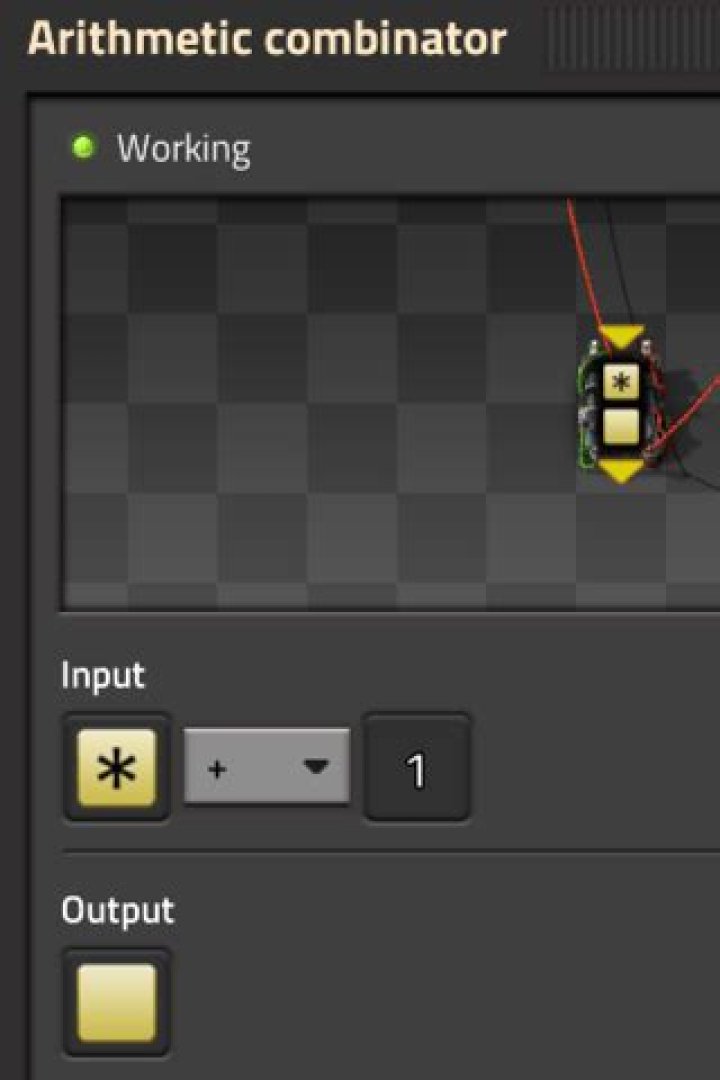 Why is this arithmetic combinator not working?